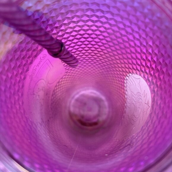 Starbucks Walt Disney 50th Anniversary Pink Studded Tumbler with Straw 24oz - Picture 7 of 7